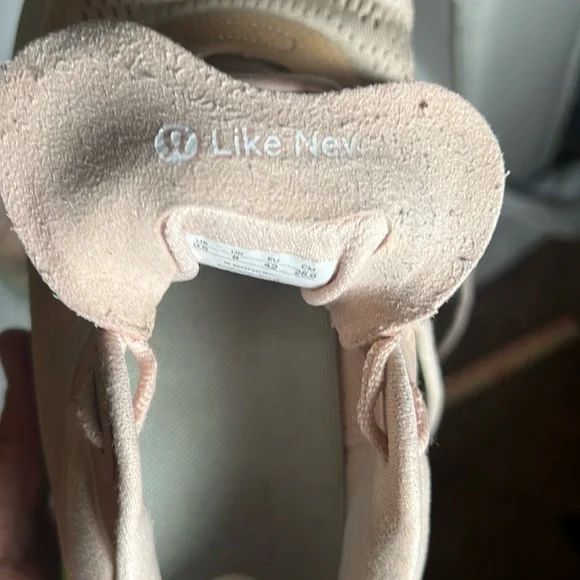 LULULEMON BLISSFEEL WOMEN'S RUNNING SHOE--BUTTER PINK/SCREAM GREEN SZ 9.5 - Picture 9 of 10